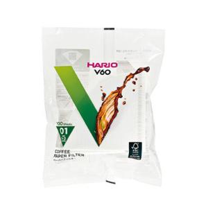 ハリオ（HARIO）　V60用ペーパーフィルターW　01　VCF-01-100W　100枚入 ハンズ｜hands-net