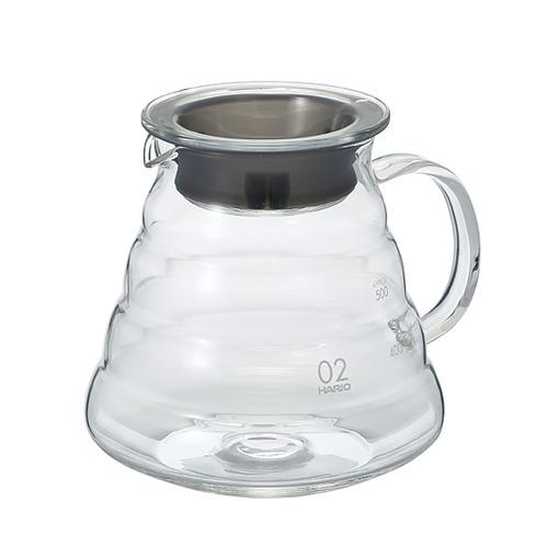 ハリオ（HARIO）　V60グラスサーバー600　クリア　600mL　XGSR-60-TB ハンズ