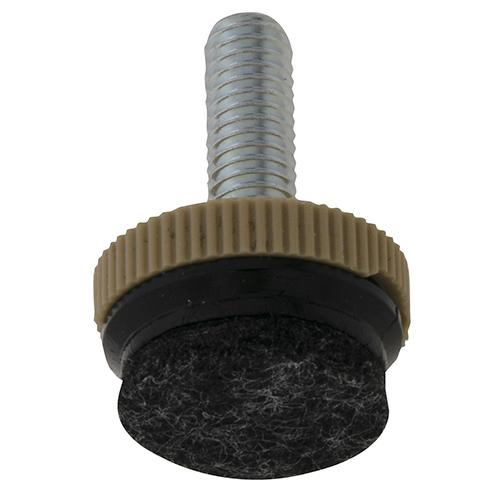 八幡ねじ　フェルト付アジャスター　M6　20パイ　ベージュ ハンズ