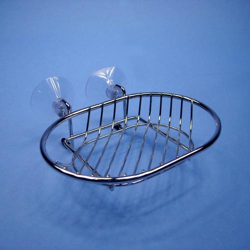 大木製作所　石けん入れ吸盤付き　シルバー ハンズ