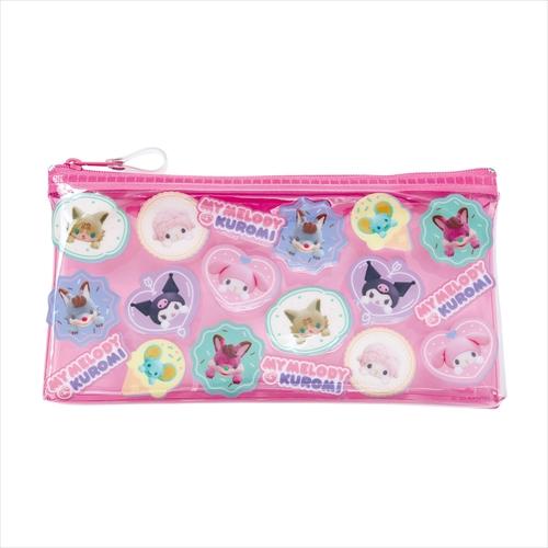 エムプラン　クリアペンケース　Netflixサンリオキャラクターズ　マイメロディ＆クロミ ハンズ