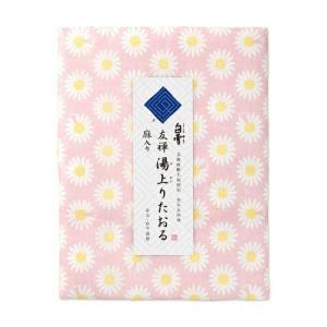 白雪　白雪友禅湯上りたおる　マーガレット/ピンク ハンズ｜hands-net