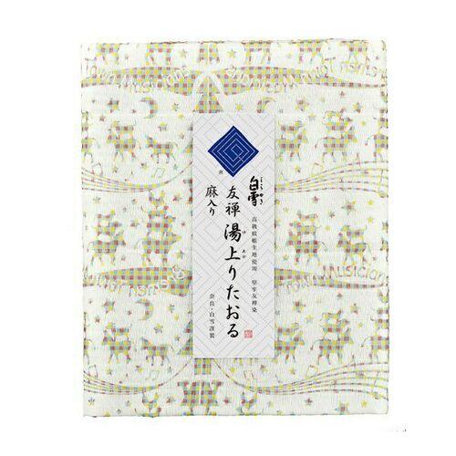 白雪　白雪友禅湯上りたおる　ブレーメン/クリーム ハンズ