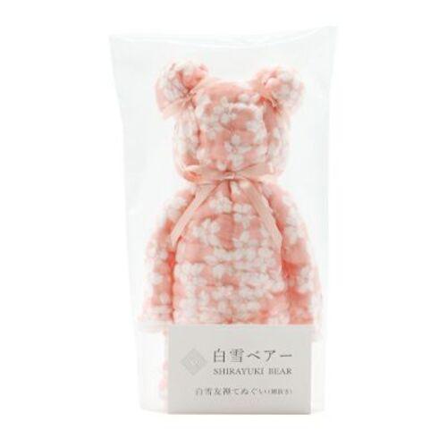 白雪　白雪ベアー（友禅てぬぐい）　桜/ピンク ハンズ
