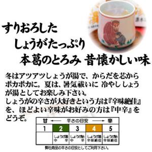 うどんや風一夜薬本舗 しょうが湯 中辛 徳用(...の詳細画像3