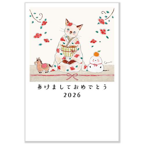 【年賀用品】　アクティブコーポレーション　A−003　2026郵政年賀はがき　NJ−339　3枚入り...