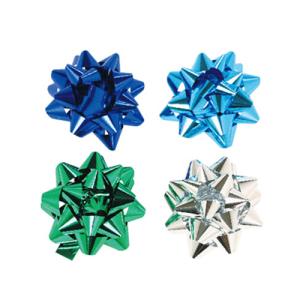 ゼットアンドケイ スターボウ S 40-833 ブルー／ライトブルー／グリーン／シルバー│ラッピング用品 ひも ビニタイ 東急ハンズ