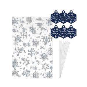 ゼットアンドケイ シースルーバッグ S スノーフレークシルバー 6枚入│ラッピング用品 ラッピング袋 東急ハンズ