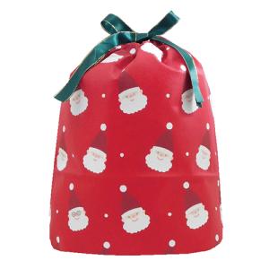 ゼットアンドケイ ギフトバッグ M サンタフェイス レッド│ラッピング用品 ラッピング袋 東急ハンズ