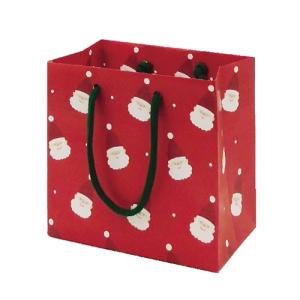 ゼットアンドケイ ペーパーバッグ S サンタフェイス レッド│ラッピング用品 ラッピング袋 東急ハンズ