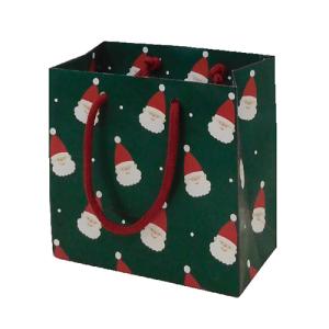 ゼットアンドケイ ペーパーバッグ S サンタフェイス グリーン│ラッピング用品 ラッピング袋 東急ハンズ