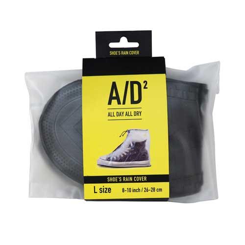 A/D2　ALL　DAY　ALL　DRY　シューズレインカバー　L　クリア ハンズ