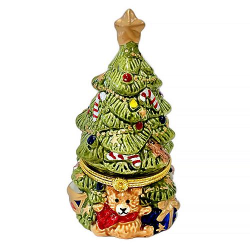 【クリスマス】　ヒンジボックス　グリーンツリー ハンズ