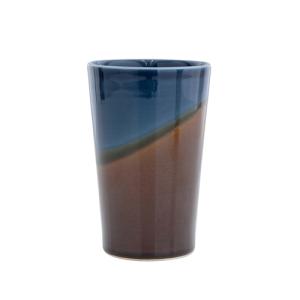 ビスク　キーポ　2重構造タンブラー　ネイビー＆ブラウン　330mL ハンズ｜hands-net