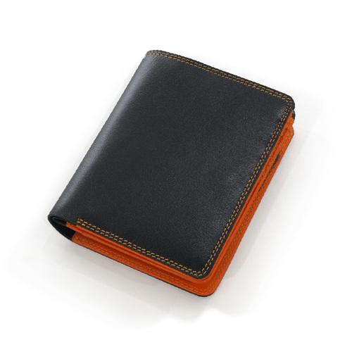 マイウォリット（mywalit）　VBミディアムジップ　MY1366151　ブラック×オレンジ ハン...