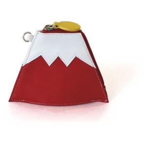 マイウォリット（mywalit）　Mt．FUJI　カーフスキンパース　MY138825　レッド ハンズ｜hands-net