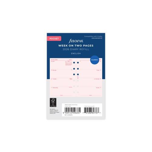 【2026年1月始まり】　ファイロファックス（Filofax）　見開き1週間　月−日　ミニ6　26-...