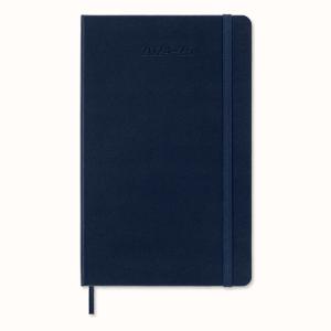 【2024年7月始まり】　モレスキン（MOLESKINE）　18ヶ月クラシックダイアリー　ハードカバー　ラージサイズ　ウィークリー　レフト　DHB20｜hands-net