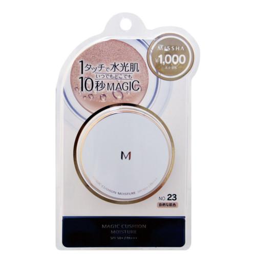 ミシャ　マジッククッションファンデーション　モイスチャー23（自然な肌色）　15g ハンズ