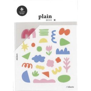 スワテリエ（suatelier）　プレーンデコステッカー　1676　plain.72　3枚入 ハンズ｜hands-net