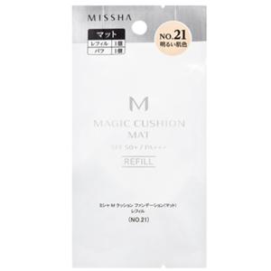 ミシャ　M　クッション　ファンデーション　マット　レフィル　No.21　明るい肌色 ハンズ｜hands-net