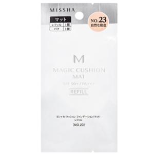 ミシャ　M　クッション　ファンデーション　マット　レフィル　No.23　自然な肌色 ハンズ｜hands-net