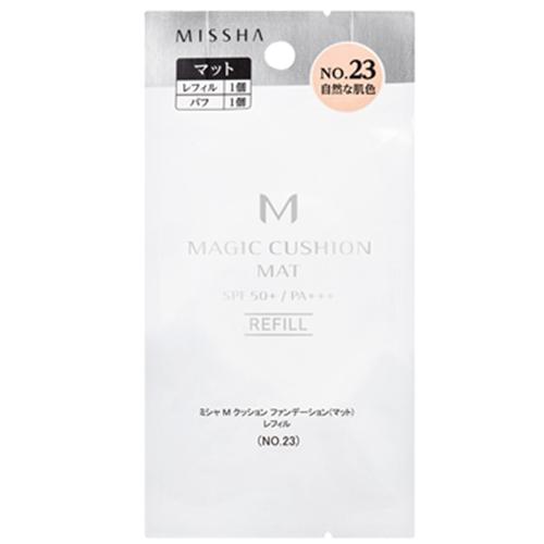 ミシャ　M　クッション　ファンデーション　マット　レフィル　No.23　自然な肌色 ハンズ