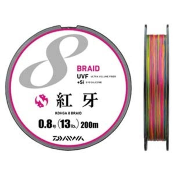 ダイワ(Daiwa) PEライン UVF 紅牙センサー 8ブレイド+Si 200m 0.6号 10l...