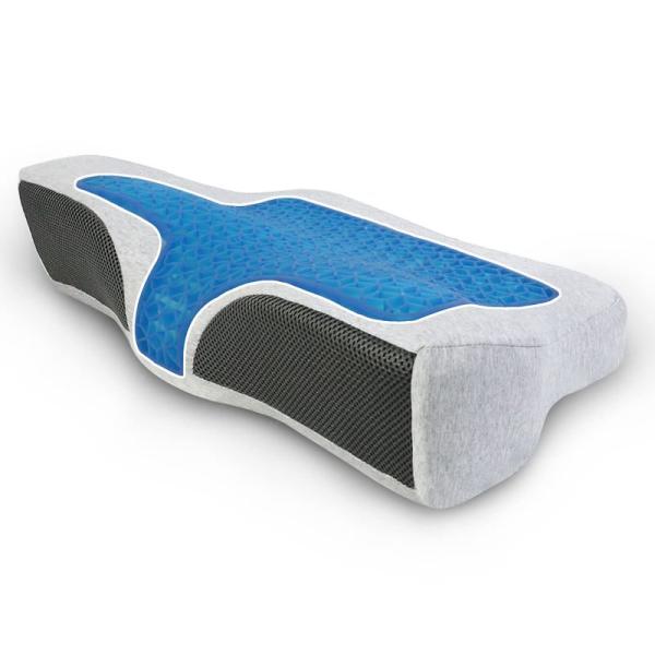 BESFAN 枕 ストレートネックまくら TPE冷感まくら 低反発枕 柔らか 頭・肩をやさしく支える...