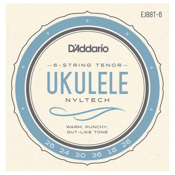 D&apos;Addario ウクレレ弦 Nyltech 8弦 Tenor EJ88T-8 国内正規品 ダダリ...