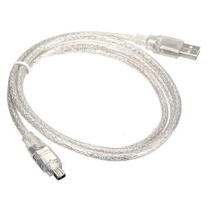 Cablecc USB オス-Firewire IEEE 1394 4ピンオス iLinkアダプターコードケーブル Sony DCR-TRV｜hands-new-shop