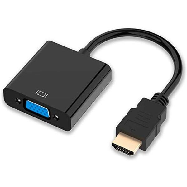 HDMI to VGA (D-Sub 15ピン) 変換アダプタ