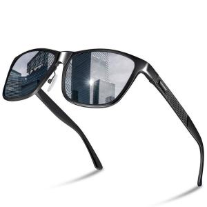 Glazata 偏光サングラス UV400 紫外線カット メタルフレームスポーツサングラス ドライブ/野球/自転車/釣りランニングゴルフ運転｜hands-new-shop