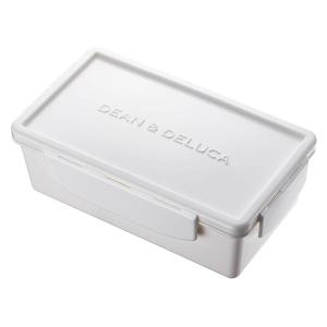 DEAN&DELUCA ランチボックス Mサイズ ホワイト レンジ可 食洗器可 お弁当 ランチボックス コンパクト シンプル 新生活｜hands-new-shop