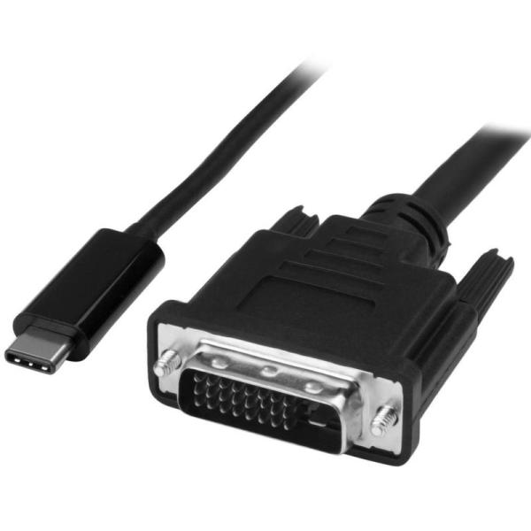 StarTech.com USB-C - DVIケーブル 2m 1920x1200対応 ブラック C...