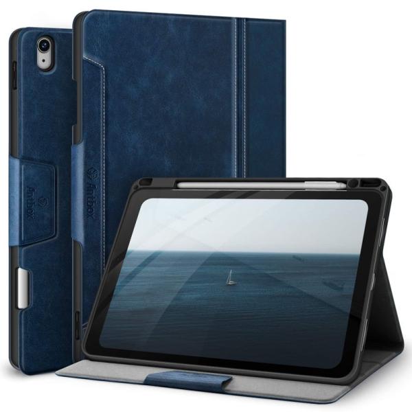 Antbox iPad Air 第5/4世代 ケース ペンシル収納 オートスリープ対応 2022/2...