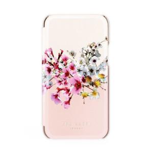 Ted Baker (テッドベーカー) Folio Case 手帳型ケース 鏡付 iPhone 13 用ケース Jasmine Pink C｜hands-new-shop