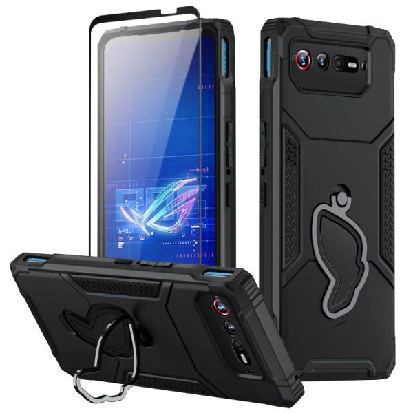 ROG Phone 7 ケース ROG Phone 7 Ultimate ケース アーマーケース-カ...