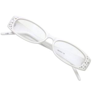 シニア”愛”クラブ senior eye club SP90303WH400 老眼鏡 眼鏡 4.0 レディース ラインストーン入り おしゃれ｜hands-new-shop