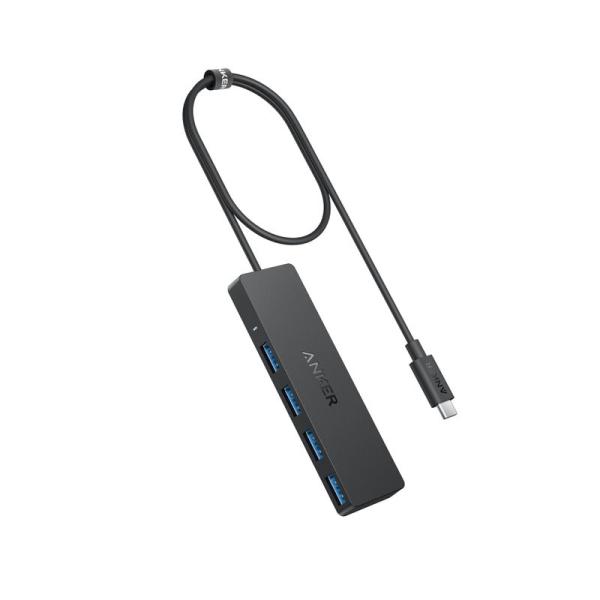 Anker USB-C データ ハブ (4-in-1, 5Gbps) 60cmケーブル 高速データ転...