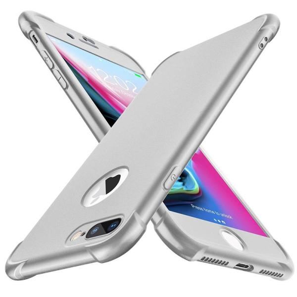 ORETECH iPhone7 Plus/iPhone8 Plus ケース 強化ガラス 液晶保護 フ...