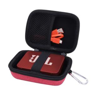 JBL GO2 / GO ESSENTIAL Bluetooth ポータブルスピーカー 対応 専用保護収納ケース (レッド) -Aenllo｜hands-new-shop