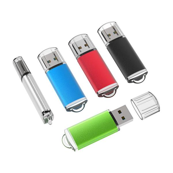 TOPESEL USBメモリ4GB 5個セットUSB2.0 USBフラッシュメモリー キャップ式 フ...