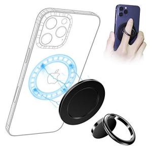 enGMOLPHY iPhone 12/13MagSafe対応スマホリングホルダー， 【スマホリングとMag-Safe充電併用互換でき】アルミ製 マグ