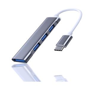 USBハブ Type-C to USB3.0 1ポート USB2.0 3ポート 最大伝送速度5Gbps USB2.0/1.1との互換性あり｜hands-select-market