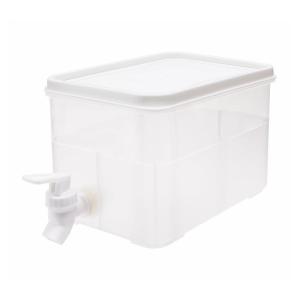 KOKUBO(コクボ) 冷水筒 冷蔵庫ENJOYドリンクサーバー 3L 蛇口付き 便利 大容量 洗いやすい シンプル クリア ピッチャーアウ