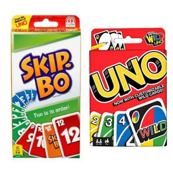 Skip Bo カードゲーム Uno カードゲーム バンドル