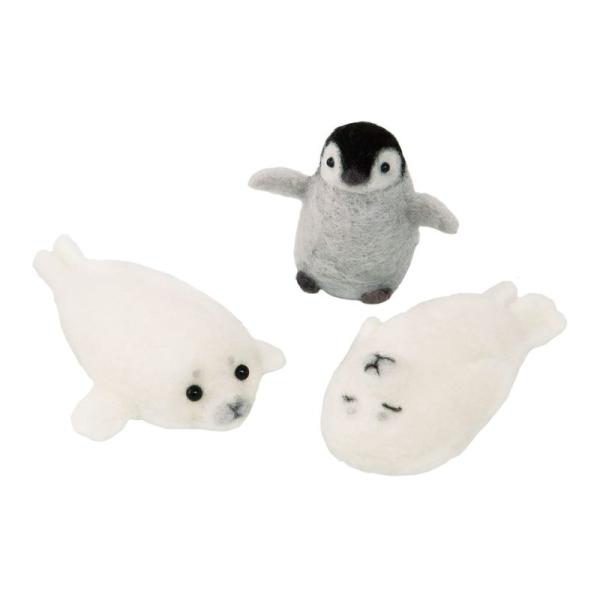 ハマナカ 手芸キット ベビーアニマル ペンギンとアザラシの赤ちゃん H441-584