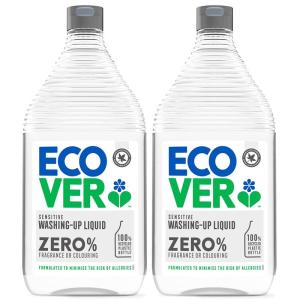 ECOVER(エコベール) エコベール ゼロ 食器用洗剤 詰め替え用 (無香料・無着色) 950ml×2個 大容量 ecover 手に優しい｜hands-select-market