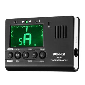 Donner デジタルメトロノーム チューナー トーンジェネレーター 3 in 1 ギター/ピアノ/トランペット/クロマティック楽器用 DM｜hands-select-market